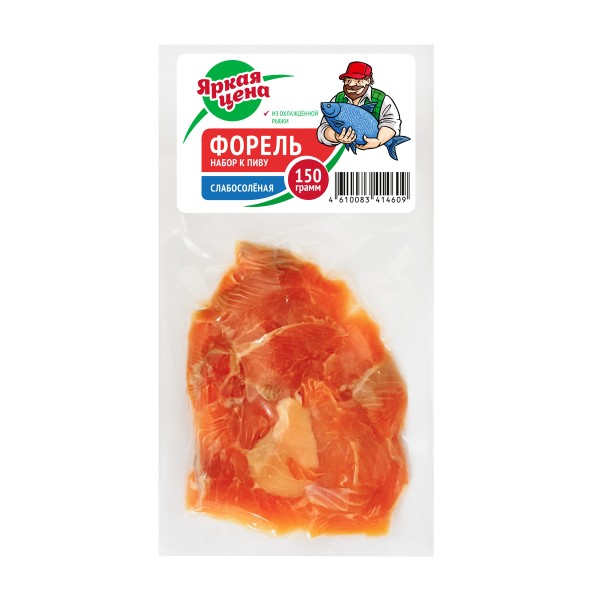 Набор к пиву из лососевых рыб Яркая цена 150г