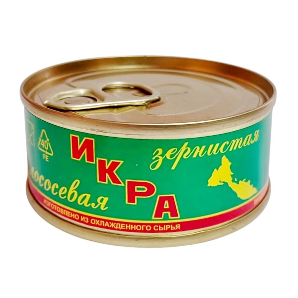 Икра лососевая зернистая Три кита 75г