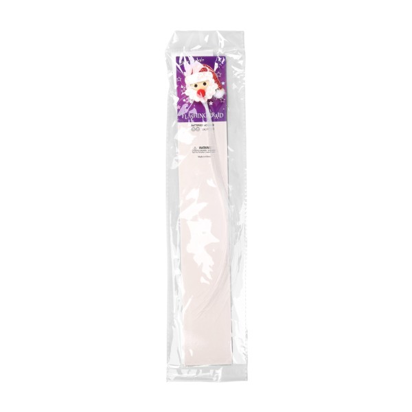 Заколка для волос световая Дед Мороз 1 led 33x4,5см Luazon Lighting