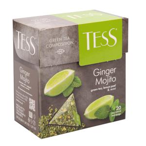Чай зеленый Tess Ginger Mojito 20пирамидок