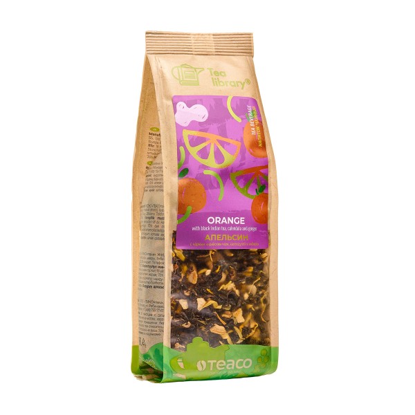 Чай черный Tea Library Апельсин 100г