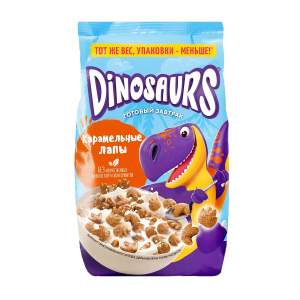 Сухой завтрак Карамельные лапы Dinosaurs 220г