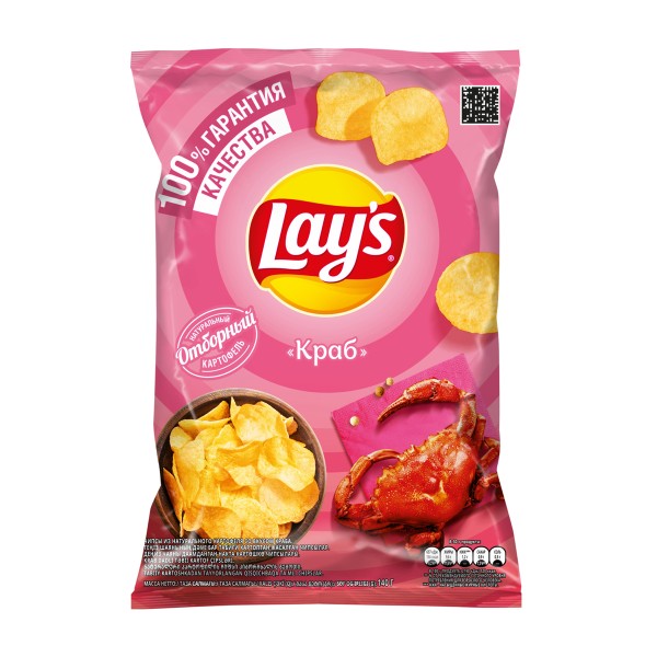Чипсы Lay's Краб 140г