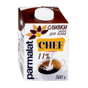 Сливки ультрапастеризованные 11% Parmalat 0,5л БЗМЖ