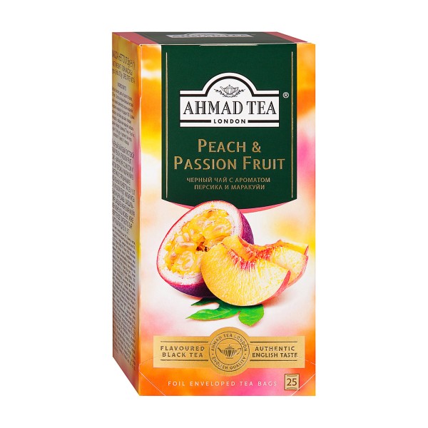Чай черный Аhmad Тea Peach&Passion Fruit 25пак