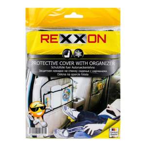 Накидка защитная на спинку сиденья с карманами Rexxon