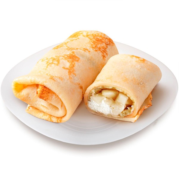 Блины с грушей и творожным сыром производство Макси