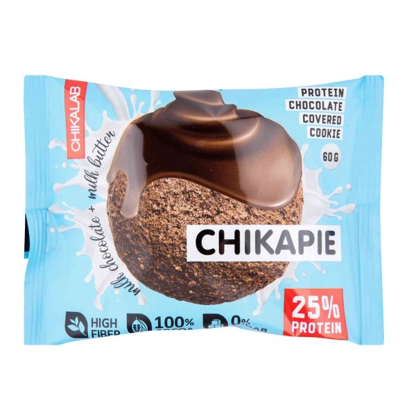 Печенье Chikapie глазированное Chikalab 60г шоколадное