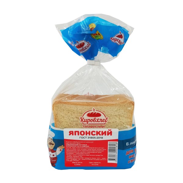 Хлеб Японский тостовый Булочно-кондитерский комбинат 235г