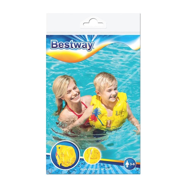 Жилет надувной  Intex Веселые рыбки/ Bestway Тропический 3-5лет