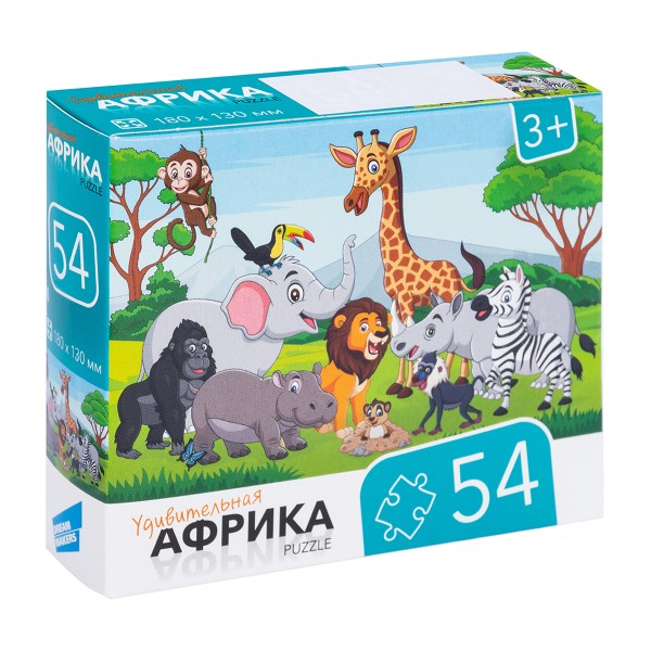 Пазл развивающий 54 детали Dream makers Африка 2