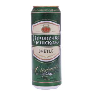Пиво светлое Кружечка Чешского 4,3% 0,43л