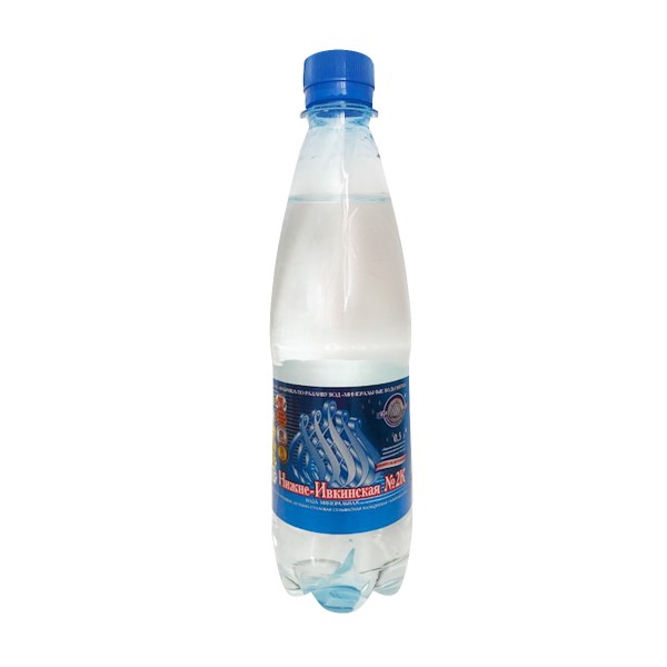 Вода минеральная газированная Нижне-Ивкинская 2к 0,5л