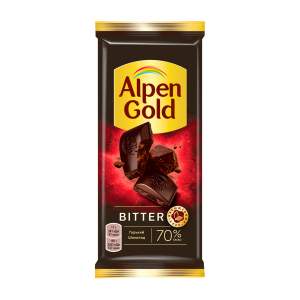 Шоколад горький Alpen Gold  80гр