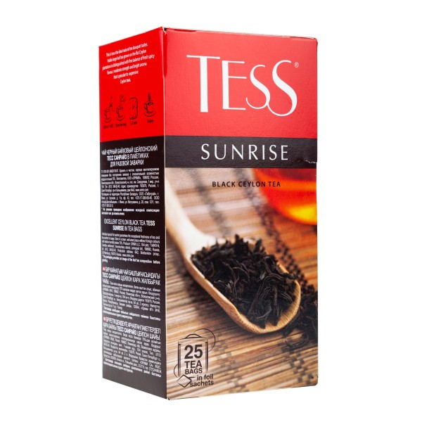 Чай черный Tess Sunrise 25пак
