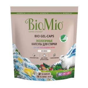 Гель для стирки Biomio Bio gel-caps в капсулах 16штук