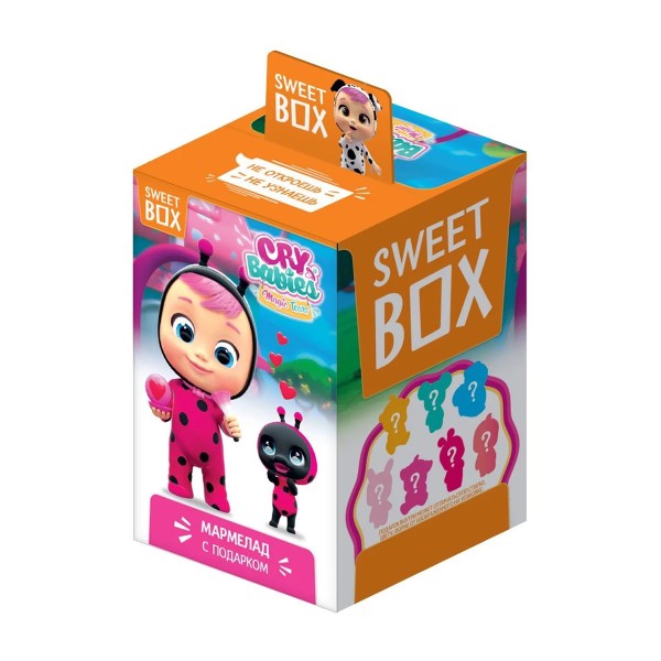 Жевательный мармелад Cry babies с игрушкой 10г Sweetbox