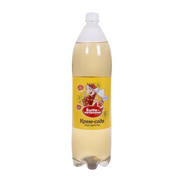 Газированный напиток Ёшки-Матрёшки Крем-сода 1,5л