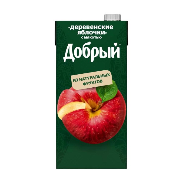 Нектар Добрый 2л деревенские яблочки
