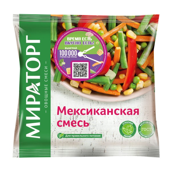 Смесь овощная Мексиканская Мираторг 400г