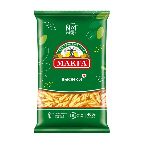 Макароны Вьюнки Makfa 400г