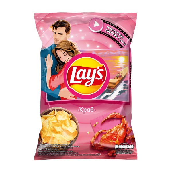 Чипсы Lay's краб 225г
