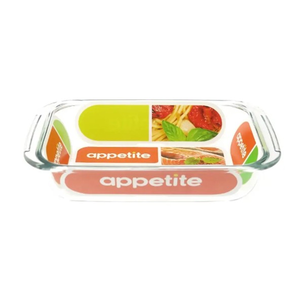 Форма прямоугольная стекло 23х15х4см 0,7л Appetite