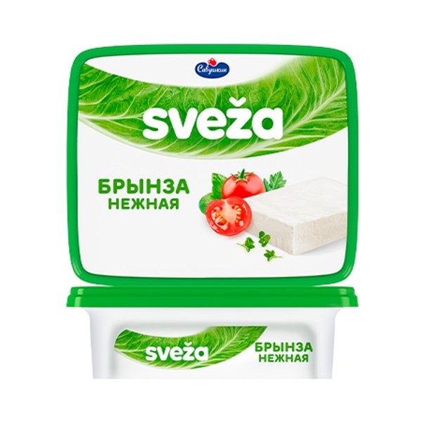Сыр Sveza брынза нежная 45% 250г БЗМЖ