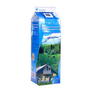 Молоко пастеризованное питьевое 2,5% Тарногский маслозавод 970мл