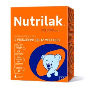 Смесь молочная Nutrilak адаптированная с рождения до 12 месяцев 300г БЗМЖ