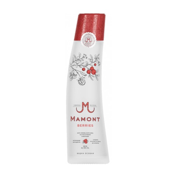 Водка Mamont Berries 38% 0,5л