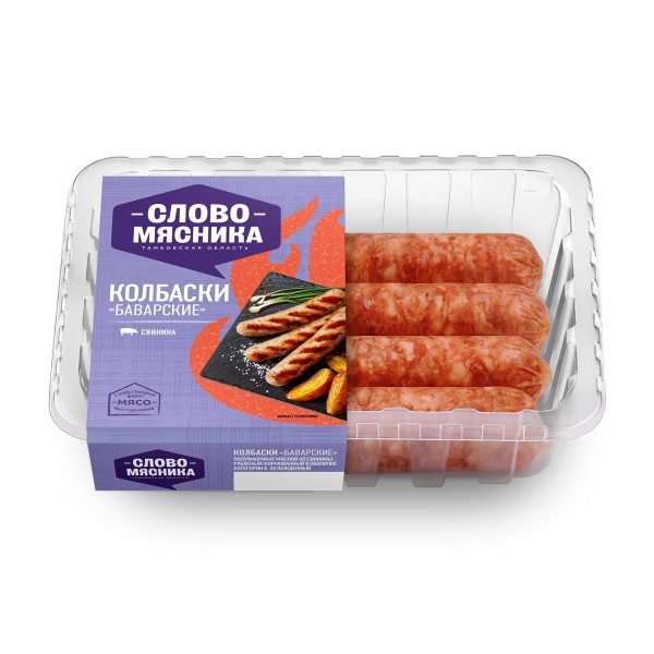 Колбаски Баварские охлажденные Слово Мясника 360г