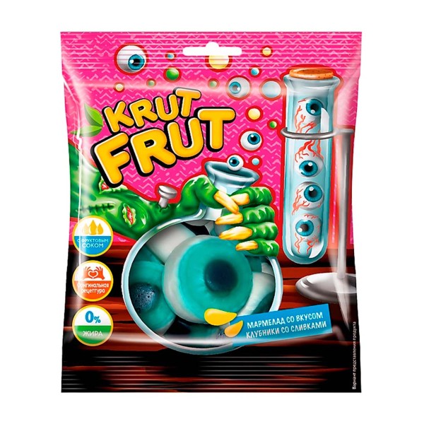 Жевательный мармелад Krut Frut Глаз 70г