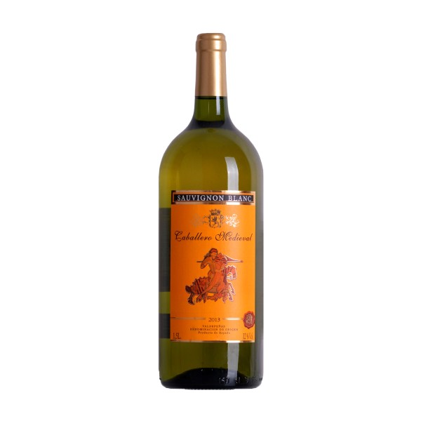 Вино белое сухое Caballero Medieval Sauvignon Blanc 10,5% 1,5л