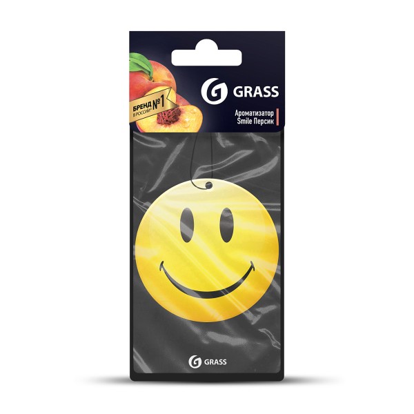 Ароматизатор Smile картонный Grass персик