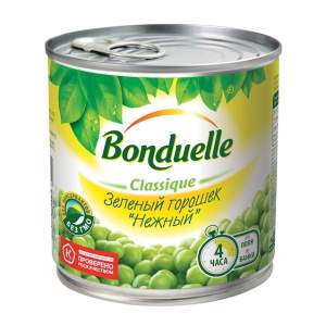 Горошек зеленый Bonduelle 200гр