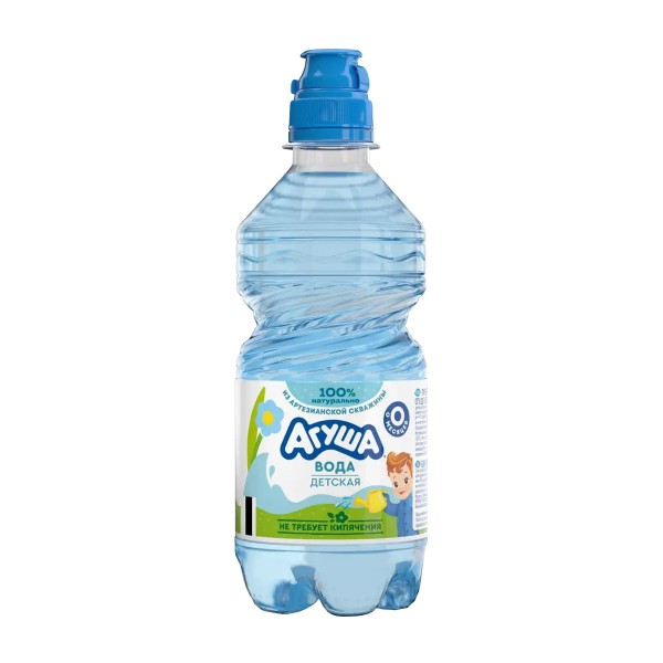 Вода питьевая детская Агуша 0,33л