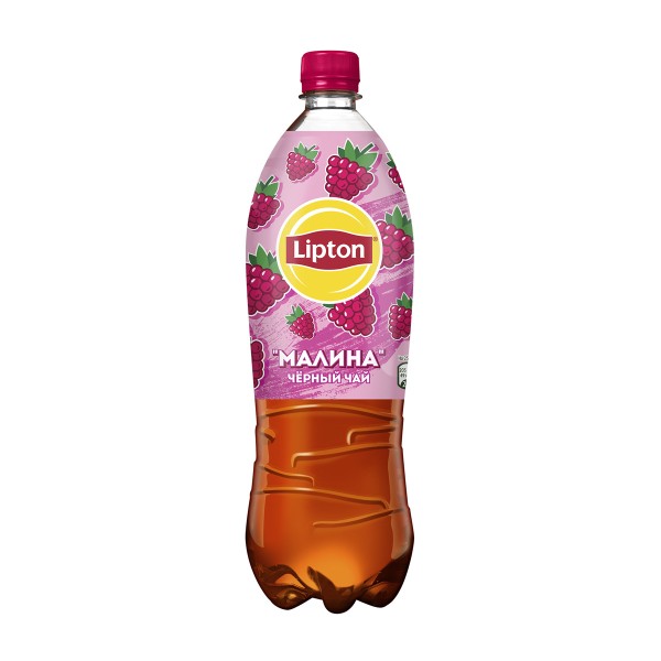 Напиток чайный Lipton черный 1л малина
