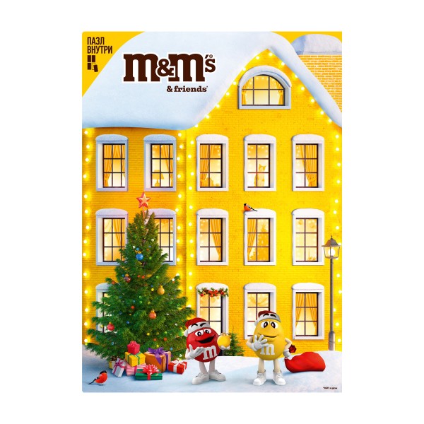 Новогодний подарок M&M's & Friends Календарь 233г