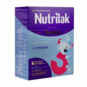 Напиток молочный сухой с 12 месяцев Premium Nutrilak 350гр