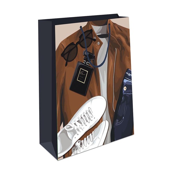 Сумка подарочная бумажная ламинированная 18х22см Арт&Дизайн