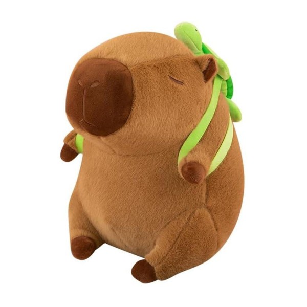 Игрушка мягкая Капибара с рюкзаком 25см