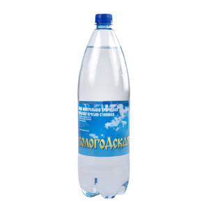 Вода питьевая минеральная газированная лечебно-столовая Вологодская 1,5л
