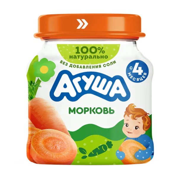 Пюре детское Агуша 80г морковь