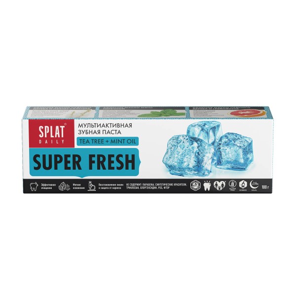 Паста зубная Splat Daily 100г super fresh