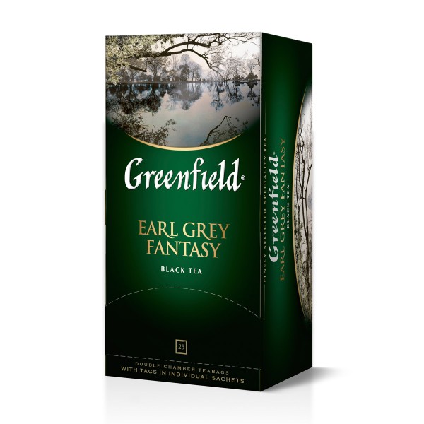 Чай черный Greenfield Earl Grey Fantasy 25пак