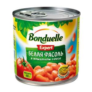 Фасоль белая в томатном соусе Bonduelle 425мл