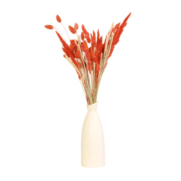 Сухоцветы Микс оранжевый 50см Домашняя кухня