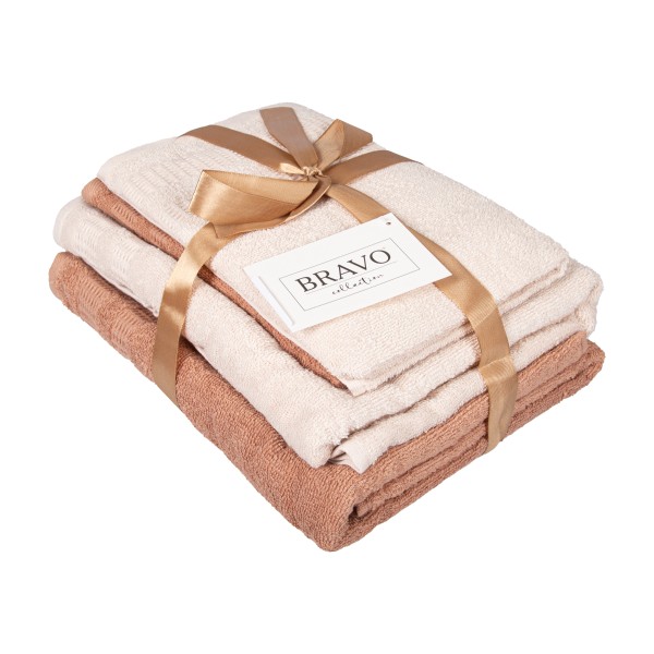Набор полотенец Памир 50х80смх2шт+70х130смх2шт Bravo