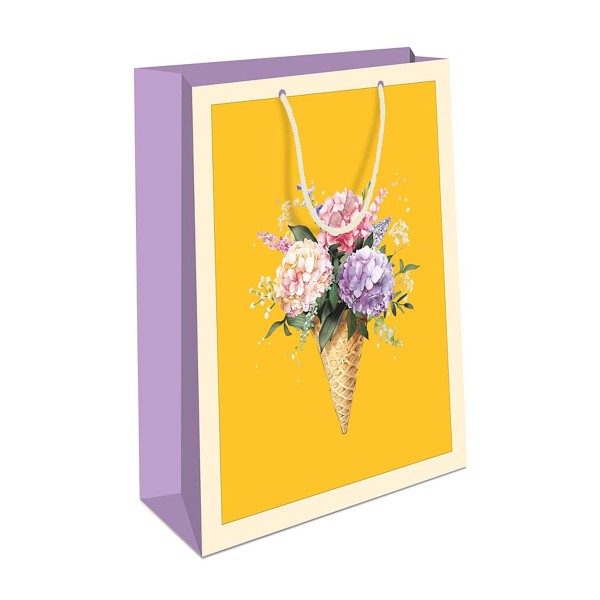 Сумка подарочная бумажная ламинированная 18х22см Арт&Дизайн